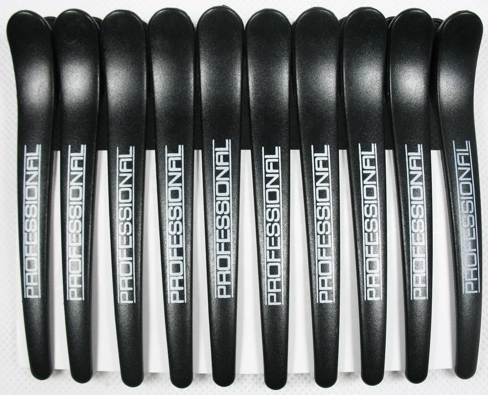 Hot Sale High Quality Customized Salon Hair Clips Hair Stylist Copper Sectioning Clips for Hairdressing Tint Brush Professional