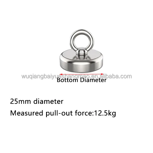 Wholesale high-strength circular strong fishing ring magnets, neodymium iron boron magnets