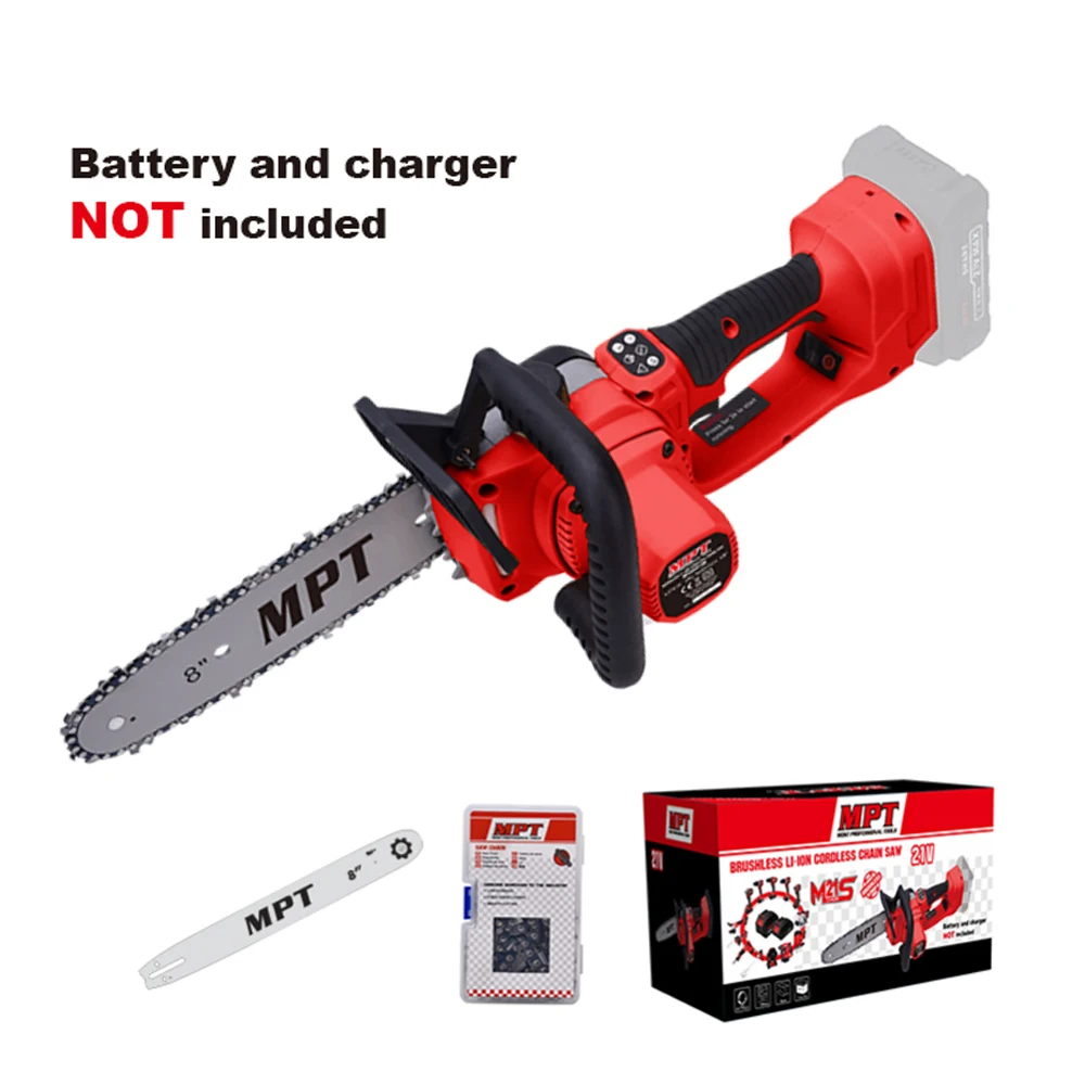 Мини-пила цепная аккумуляторная MPT, 21 в, 8 дюймов