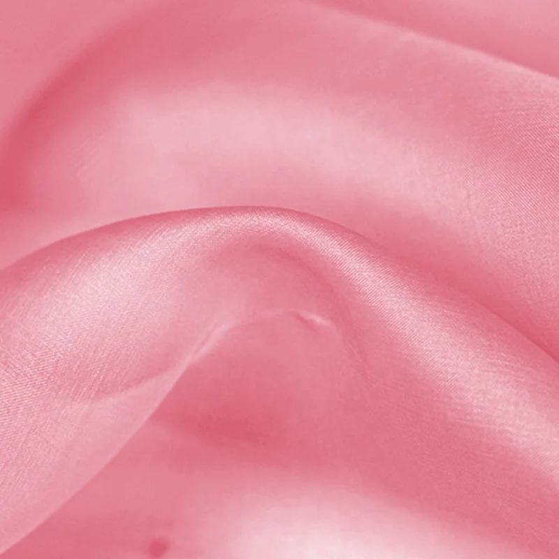 Hot Fashion Silk Organza Material Sell by Yard 48 Colors in Stock by Xinhe Textiles