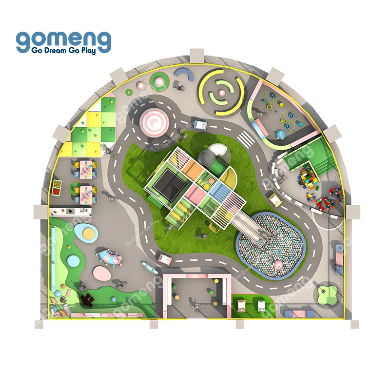 Factory Direct Price Kids Naughty Castle Indoor Amusement Park Playground Equipment