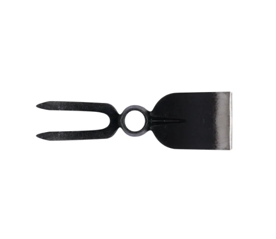 HK28F Wholesale Weeding Hand Tool Multipurpose Double Head Sturdy Garden Fork Hoe With Wooden Handle