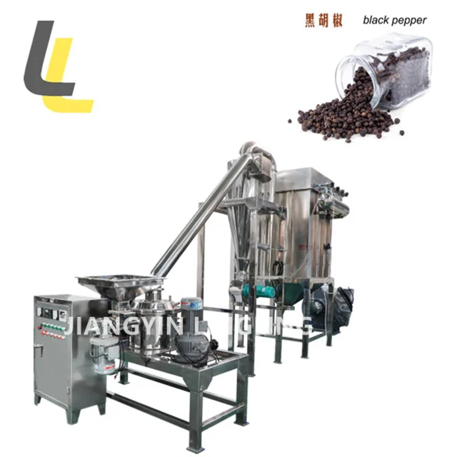 WFJ Stainless Steel Sugar Chili Spices leaf Salt Powder grinder grinding mill machine Air Classifier Mill