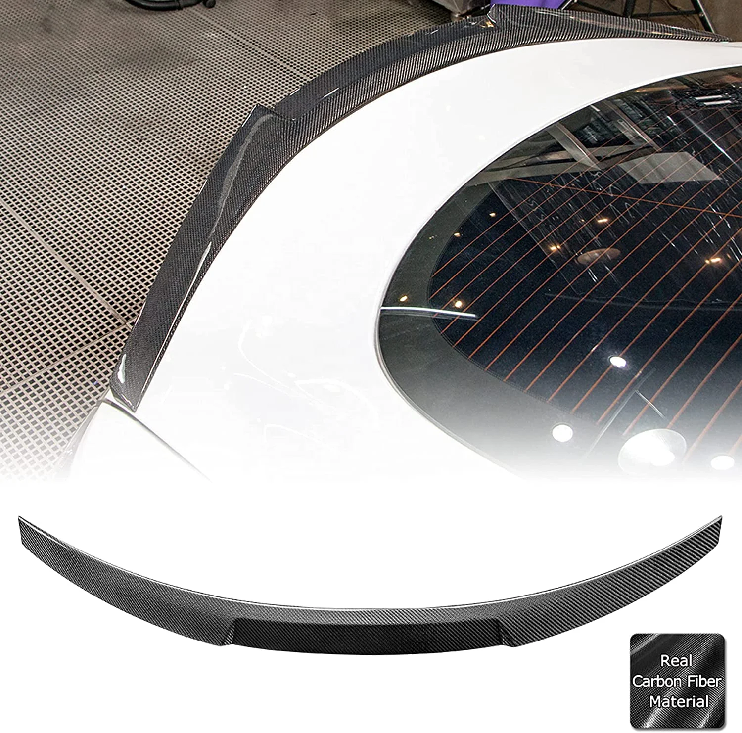 Carbon Fiber Trunk Spoiler Wing for Tesla Model S