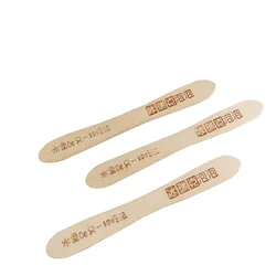 China Wholesale Birch Degradable Disposable Wooden Ice Cream Sticks Popsicle Sticks