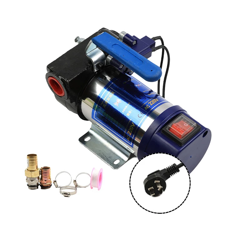 12 В/24 В/220 В Новый автоматический остановочный масляный насос электрический для перекачки топлива дизельное масло керосиновый вытяжки