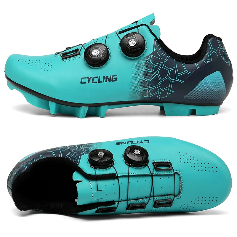 SPD Mountain Bike Shoes Cleats Men Cycling Sneaker Mtb Women Bicycle Flat Shoes Self-Locking Speed Route Road Cycling Footwear