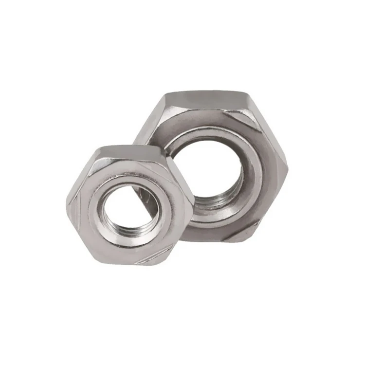 DIN 929 Hexagon Weld Nuts 304/316 Stainless Steel Carbon Steel Weld Hexagon Nuts