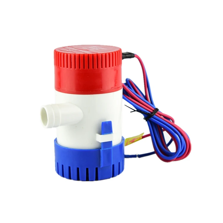 350-1100 GPH Marine 12v 24 volt DC Non-Automatic Submersible Bilge Pump