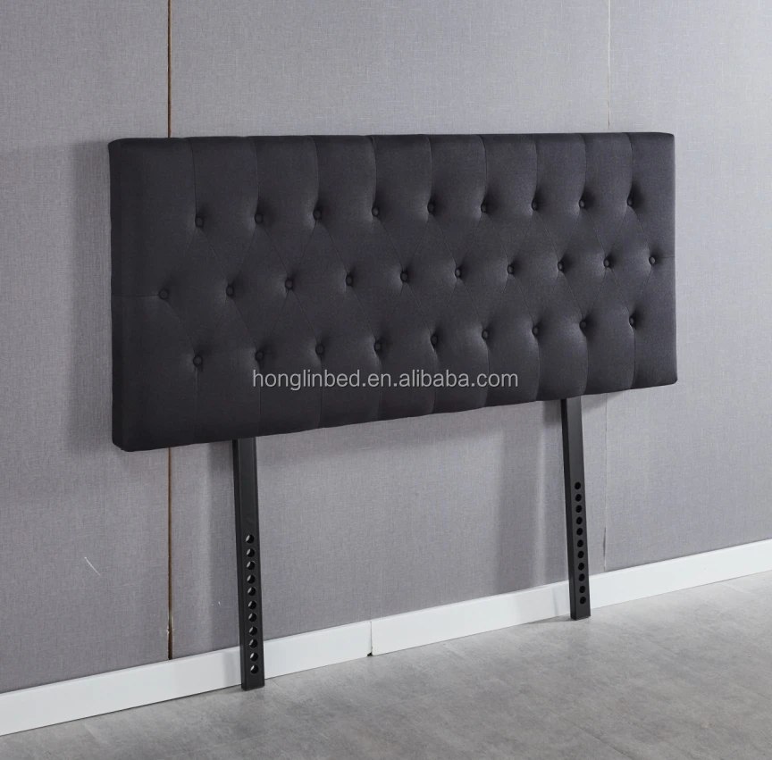 Short headboard buttons tufted leather bed beauty storage drawers double bed modern king queen size bed furniture made in China