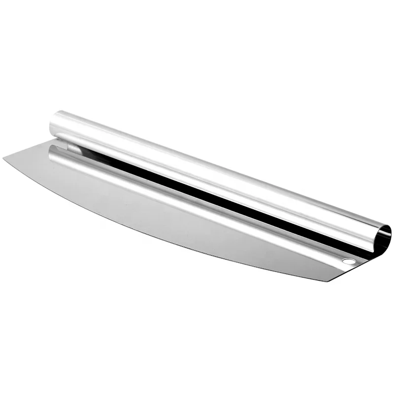 High Quality Stainless Steel Mirror Rocking Pizza Tool Blade