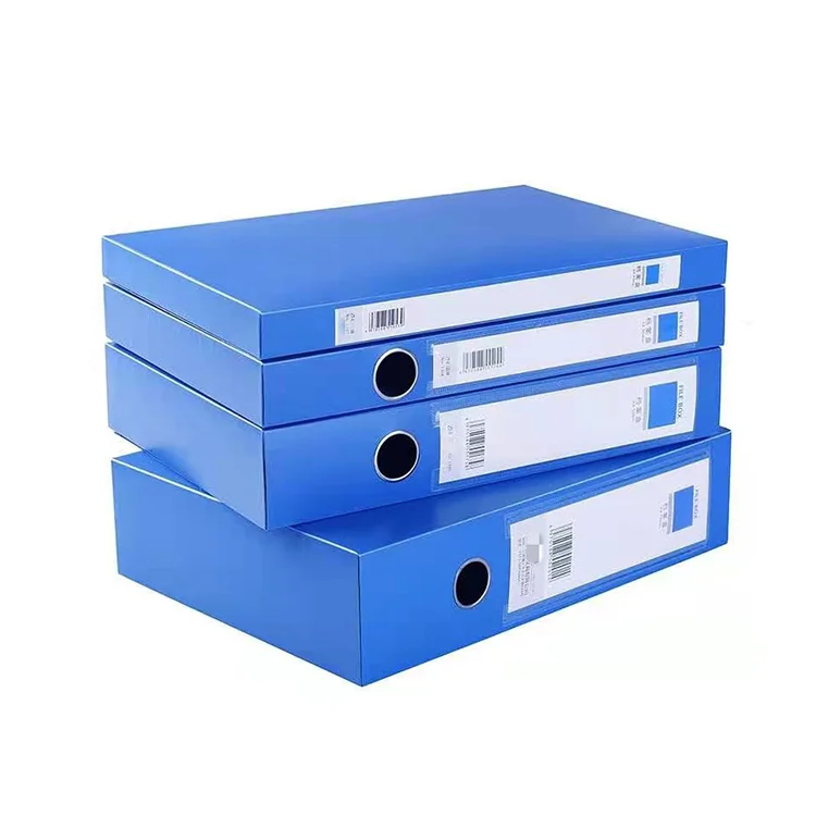 Hot Document Box Plastic Archive Box Office Supplies,A4 File Boxes Plastic With Lid,Storage Folder Storage Box File Organizer