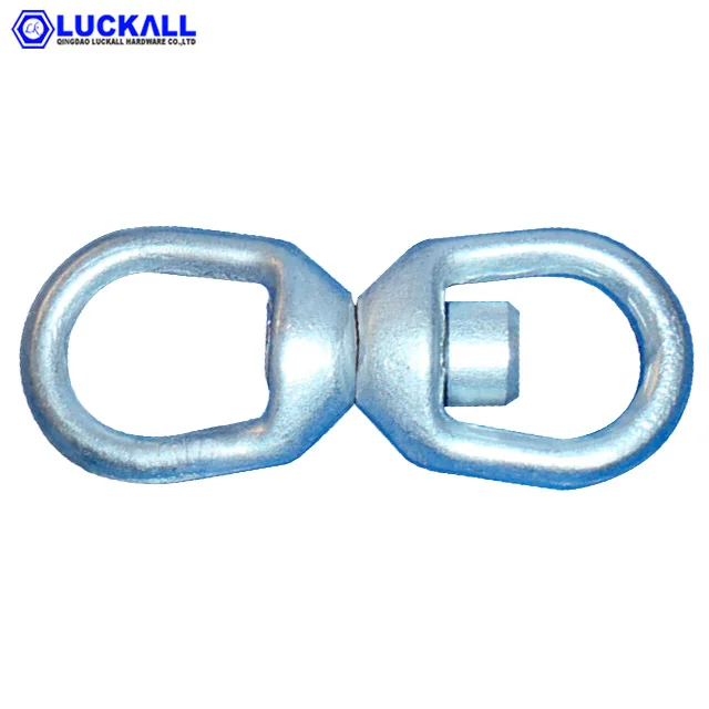 Galvanized Forged Regular Swivel G402 Forged Swivels Eye &Eye Rigging