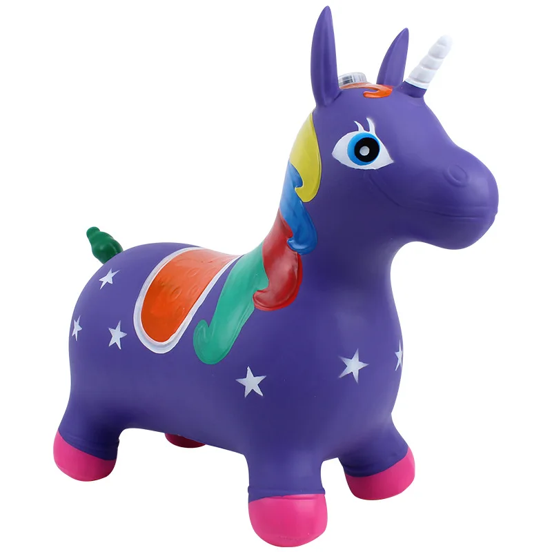 Top Sale Eco-friendly PVC Inflatable Horse Jumping Animal Toy