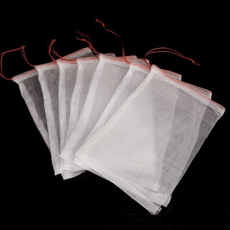 
120 micron nylon micron mesh filter bag for nut milk and beverage filtration 