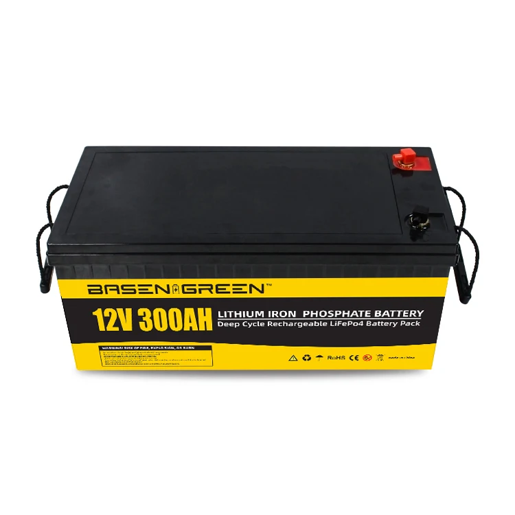Basen 5000 cycle 4S1P Prismatic  12V  200AH 230AH 280AH 300AH BMS LiFePo4  lithium battery pack for solar system