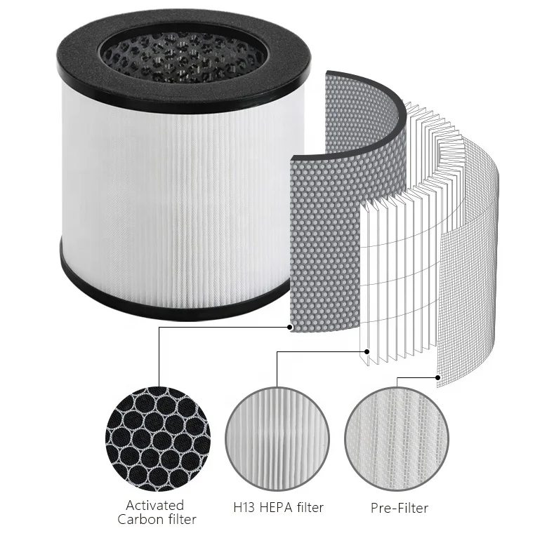 PhotoCatalyst Smart HEPA Filter wifi control Home Air Purifier Electric Child Lock Activated Carbon Air Purifier