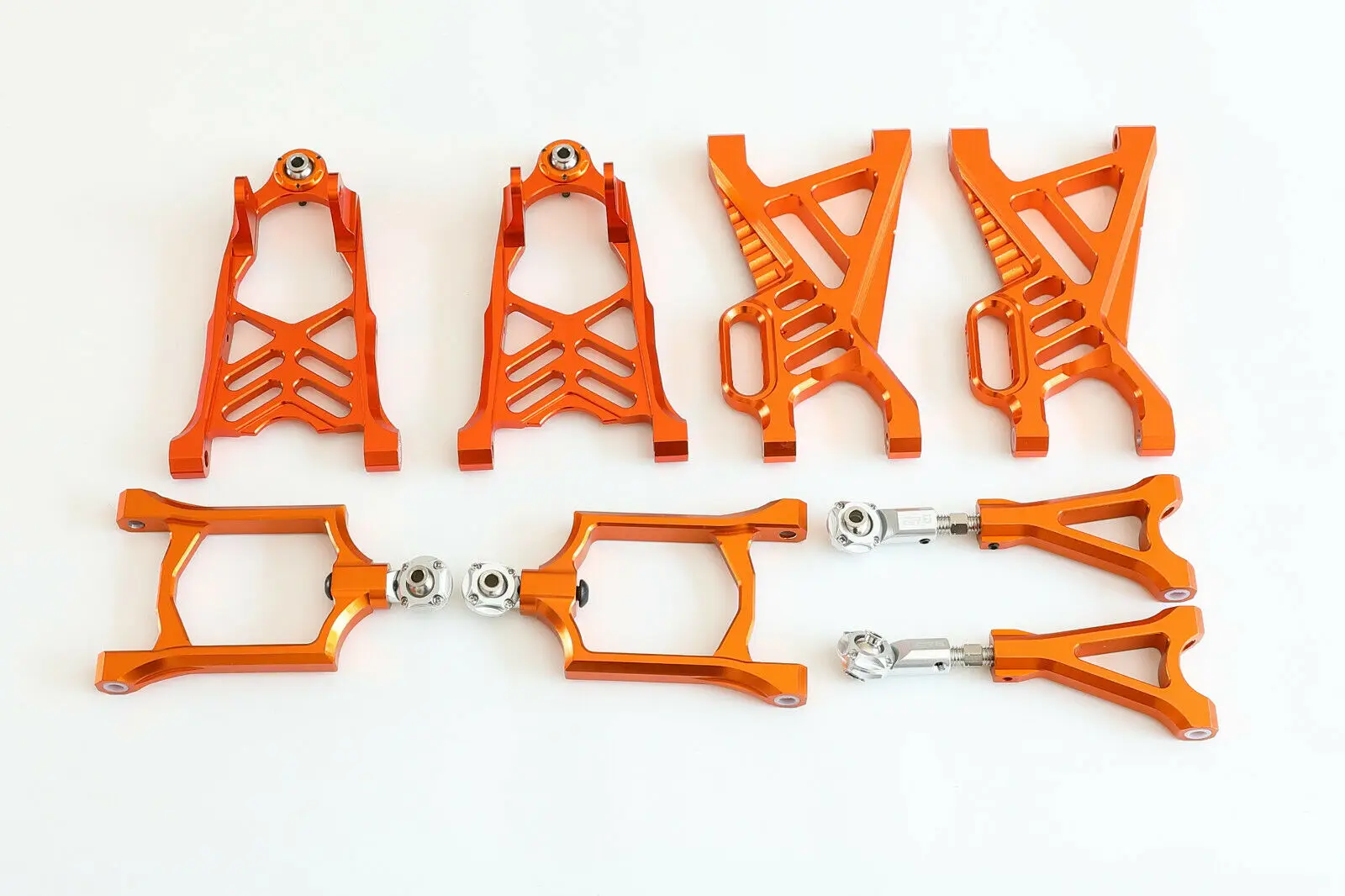 Aluminum front /rear lower/upper suspension arm set for HPI Rovan KM baja 5b ,ss ,5t