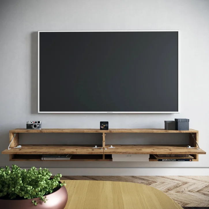 Modern furniture mdf modern wall tv rack cabinet design  tv stand wall mount tv wall unit