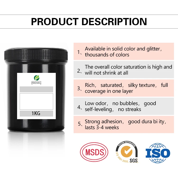 ydc manufacturer fluorescent Color Extension buildering Poly nail Supplies UV Gel Polish poli gel