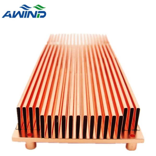 High Power 300watt 500w Shenzhen Pure Copper Heatsink Plate Flexible Folded Fin Heat Sink for LED Strip Light 300mm