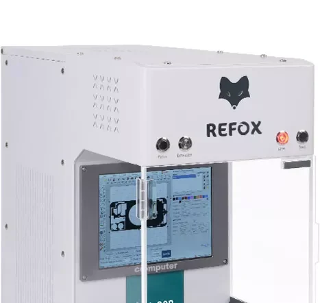 REFOX LM-80E 20W Laser Machine 3 in 1 Intelligent Built-in Extractor Fume And Computer For iPhone Back Glass Removal