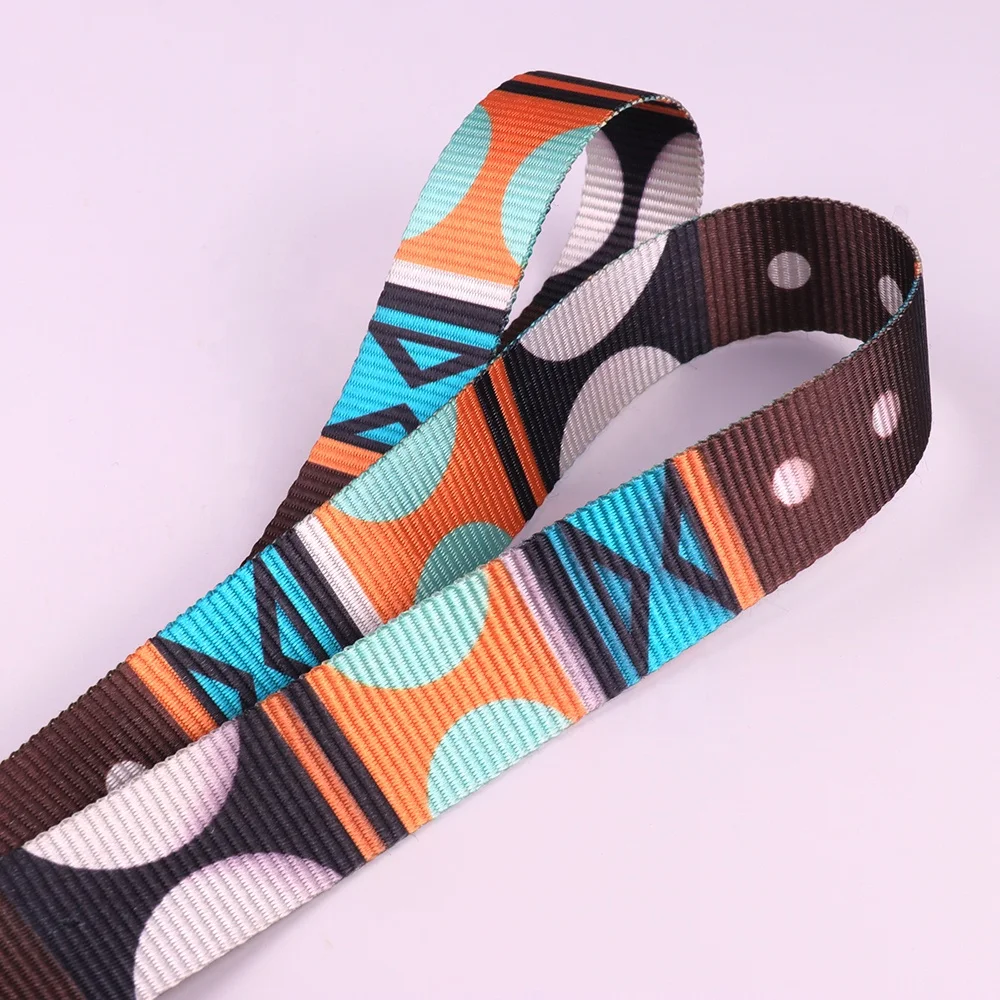 
YUANXING Nylon Sublimation Webbing 30mm Custom Webbing Tape For Clothing Ribbon 