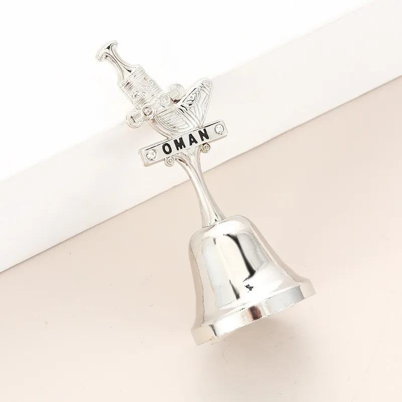 Custom Tourist Souvenir Ornament France Rotating Dining Bell High-quality Zinc Alloy Dining Bell