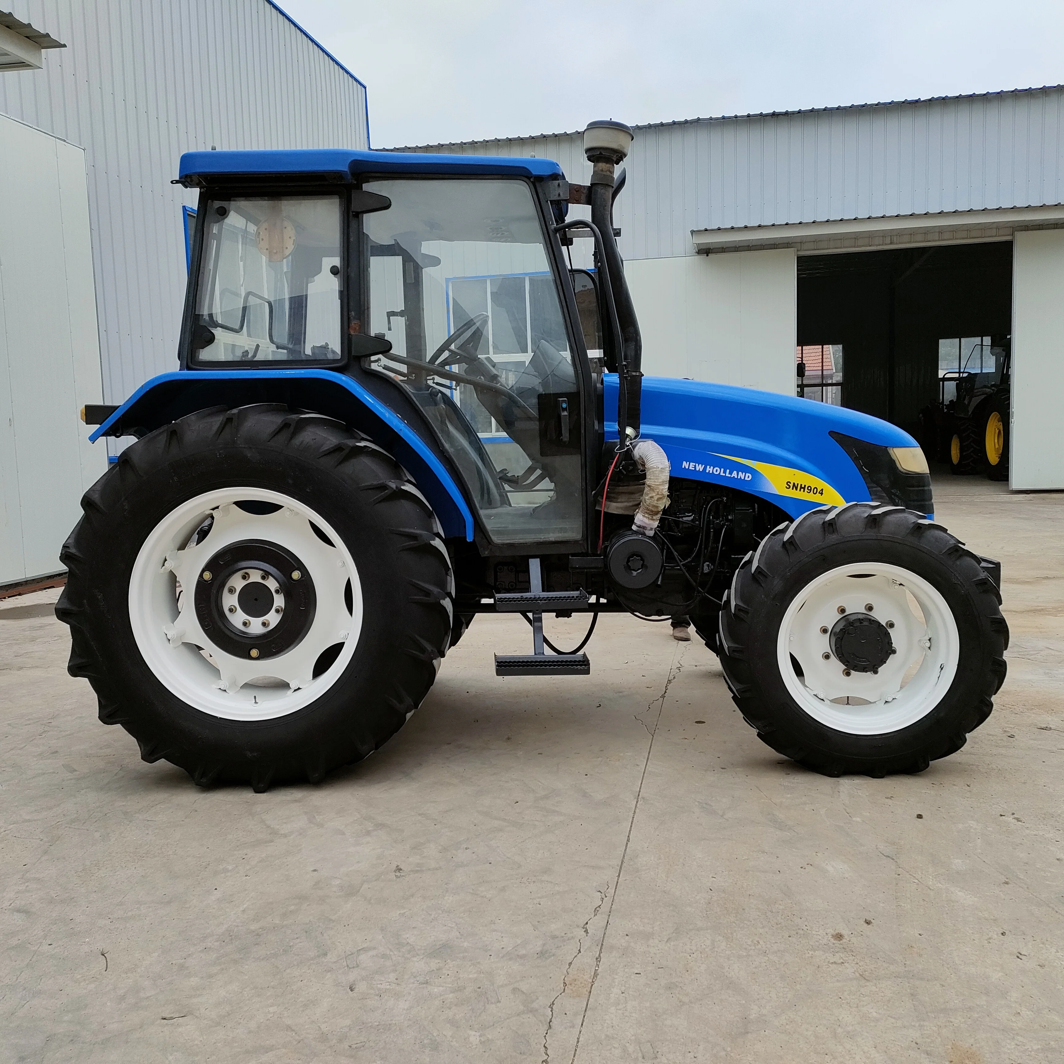 Cabin Agricultural Tractors With Implements And Loader  Farming Tractors Tractors