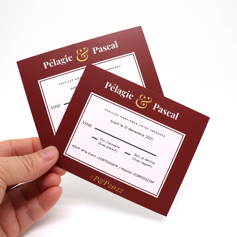 Manufacturers Vintage UV Milestone Black And Red Walking Bride Pakistan Cheap Unique Sliding Wedding Invitation Card