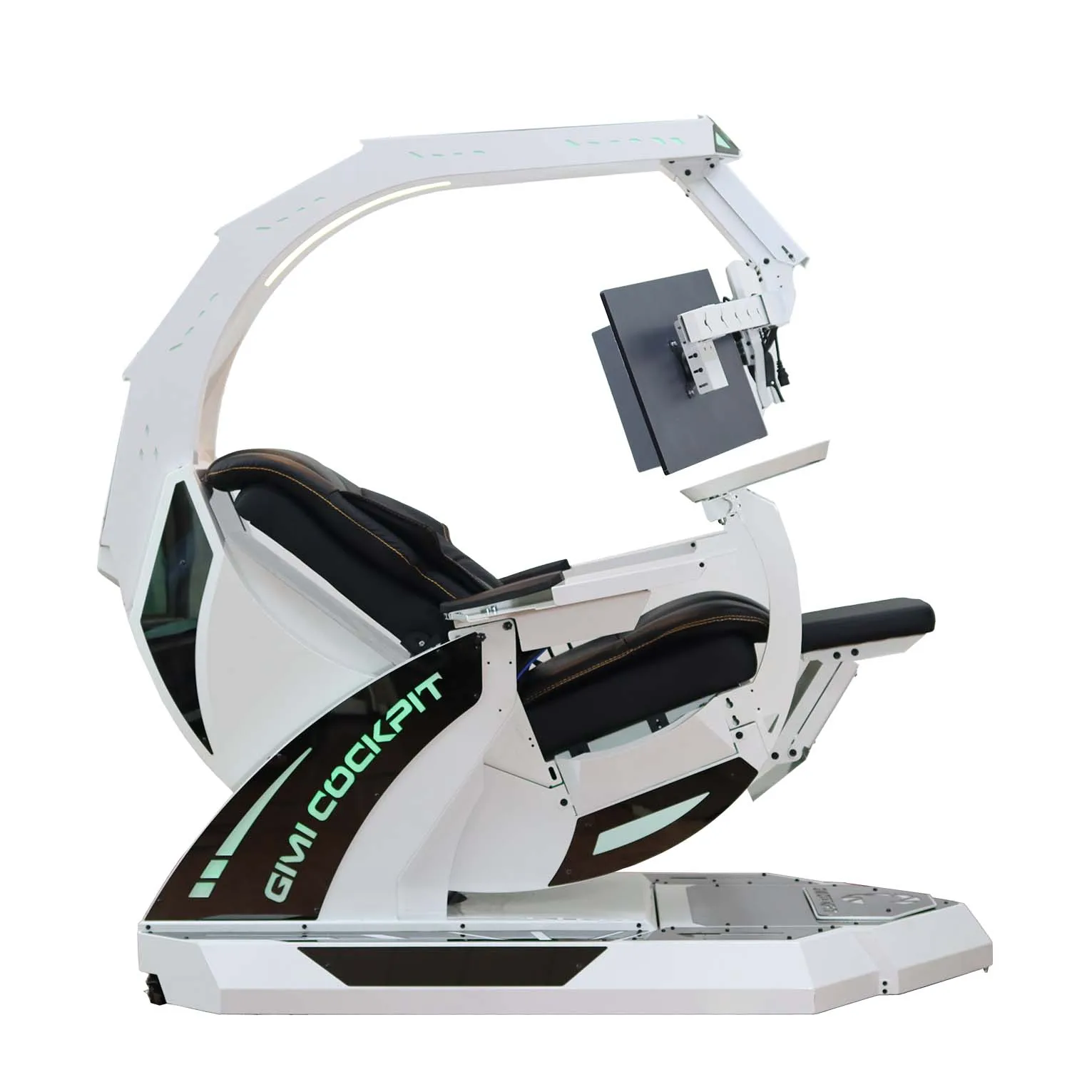 IMPERATOR Zero gravity recline workstation chair GM-520 GIMI gaming COCKPIT , works triple FIVE monitorS Tilting rig  VR