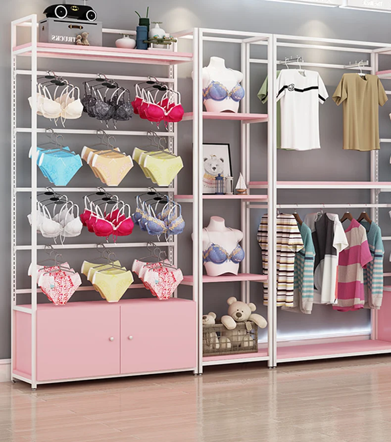 Shop Names Underwear Bra Stand Display Rack for Store Design