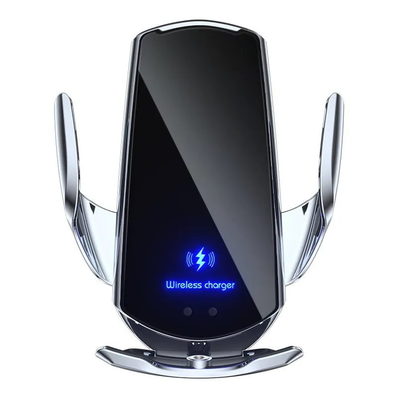 Intelligent Sensor Automatic Closing Magnetic Rotatable Car Mobile Phone Holder Fast Charging Wireless Charger