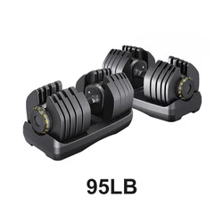 2021 30-95lb Adjustable Dumbbell Set 13.5kg 22.5kg 29.25kg 42.75kg 30lb 50lb 65lb 95lb