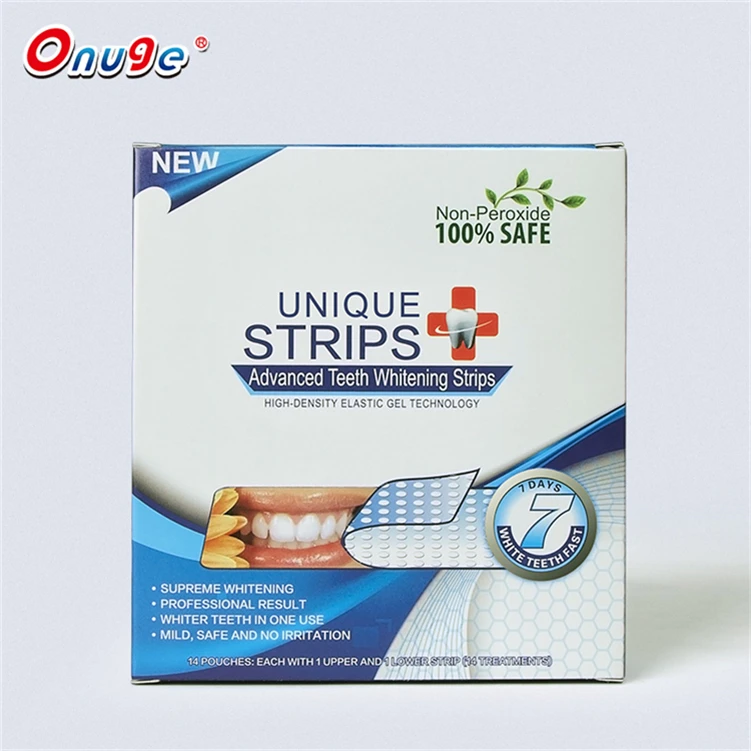 Popular luxury dental teeth whitening gel strips , tooth whitening kit for home use