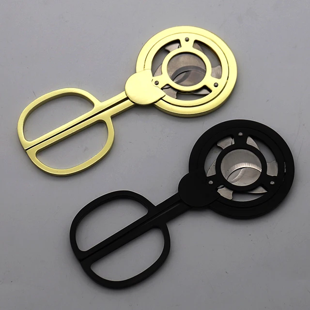 custom luxury accessories made logo cutters stainless steel tool scissors cigar cutter for ladies