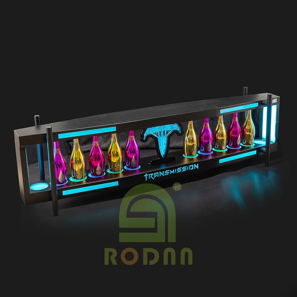 LED display bottle glorifier LED Bottle Carrier for 12 Bottles
