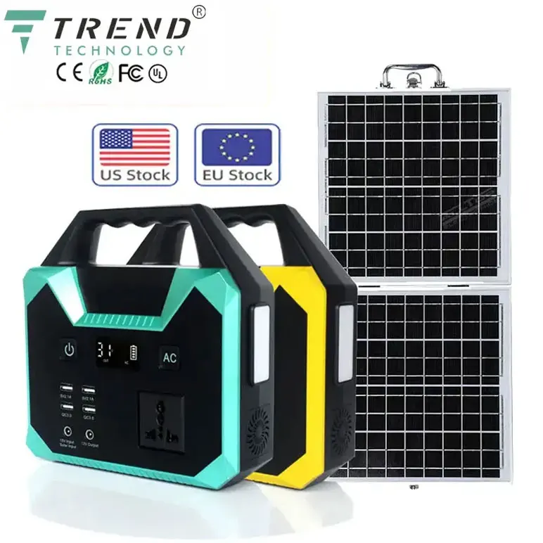 TREND 100W 500Wh Portable Power Station With Radio Home Energy Storage Battery Off Grid Solar System 10Kw