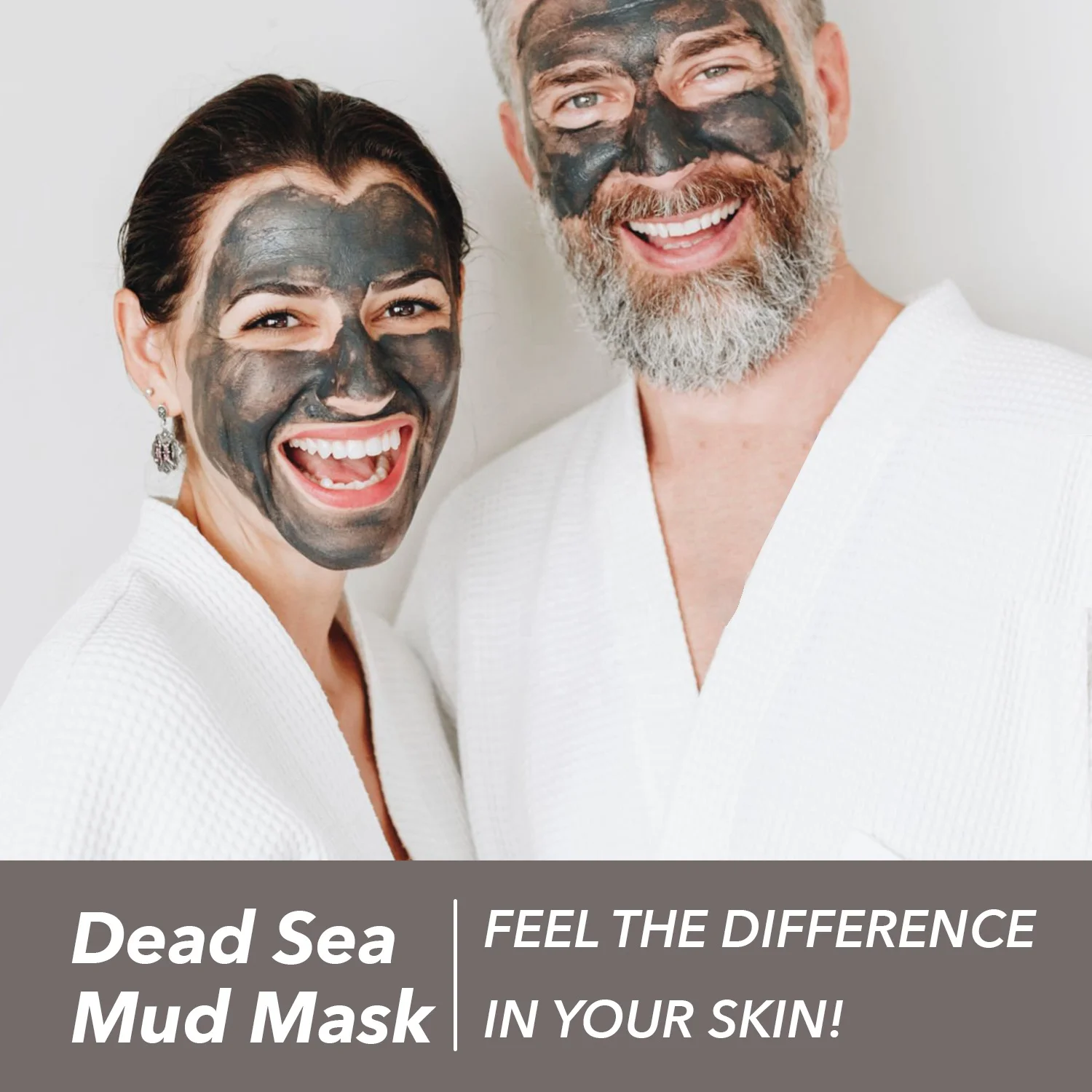 Customizable Dead Sea Mud Mask 450ml - Black Theme, Professional Design Services, MOQ 1000