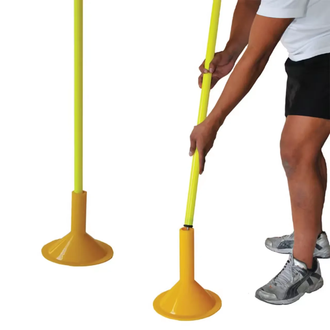 agility slalom pole base