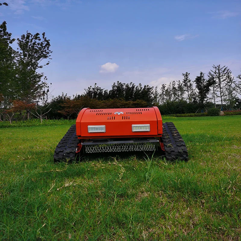 Self propelled remote control Robot Gas Lawn Mowers with the snow plow blade to Canada USA Europe