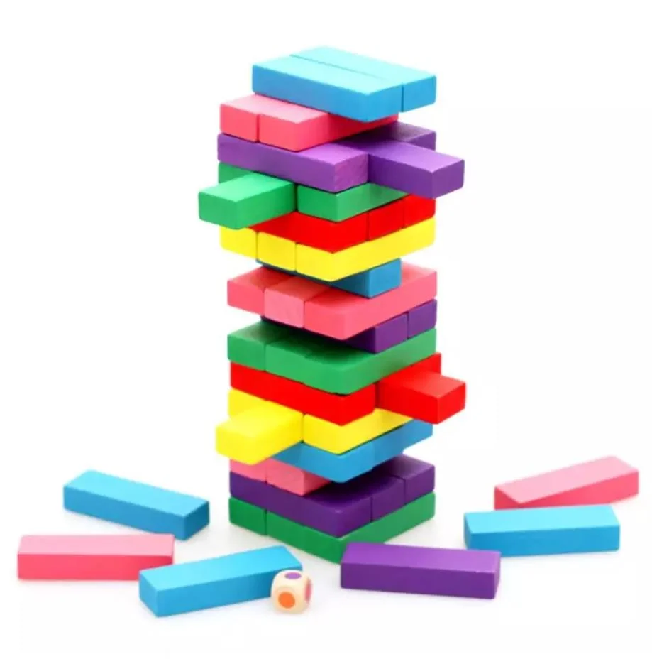  Оптовая продажа гигантская башня Jengaing из твердой древесины игра деревянных