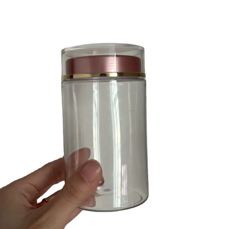 330ml  70*120mm Hard  PET Plastic Bottle Food Supplement Container Bottle