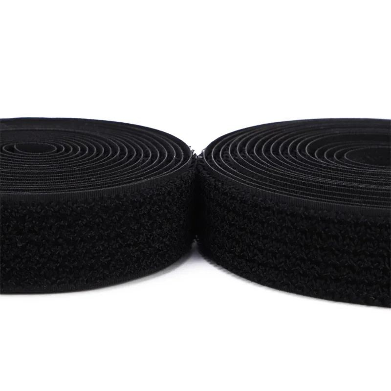 Die Cut Nylon Same Side Fasteners Convenient Hook Loop Tape One Side For Hat Shoes Use