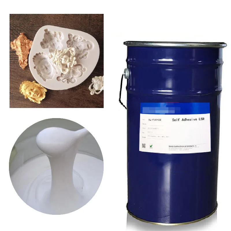 Model making silicone rubber silicon material High temperature resistance for gypsum molds rtv silicone