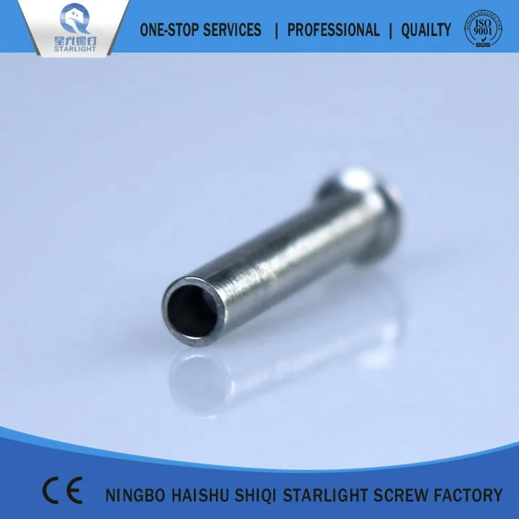 High quality semi hollow tubular rivet
