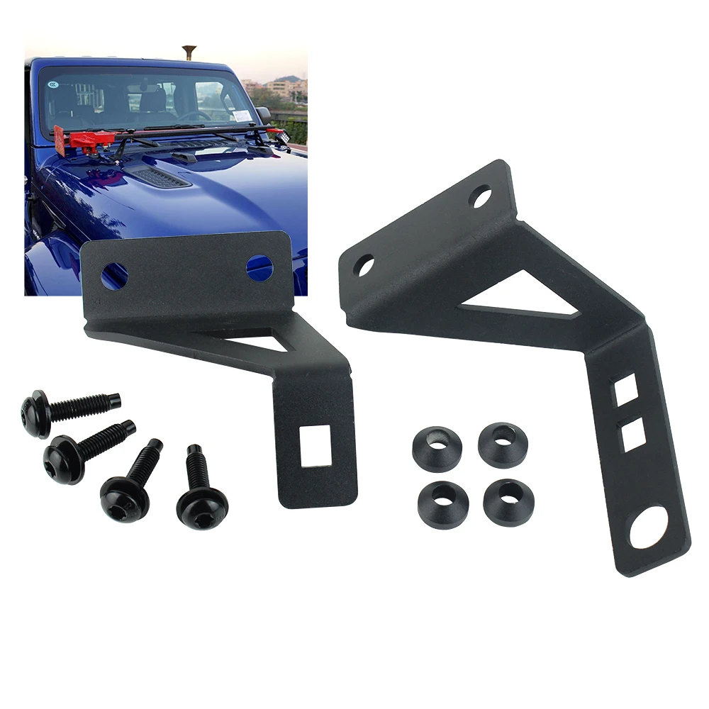 Автомобильные аксессуары Hi Lift Jack, крепление на капот, шарнир, дверной шарнир, кронштейн в комплекте для Jeep Wrangler JL 2018 2019