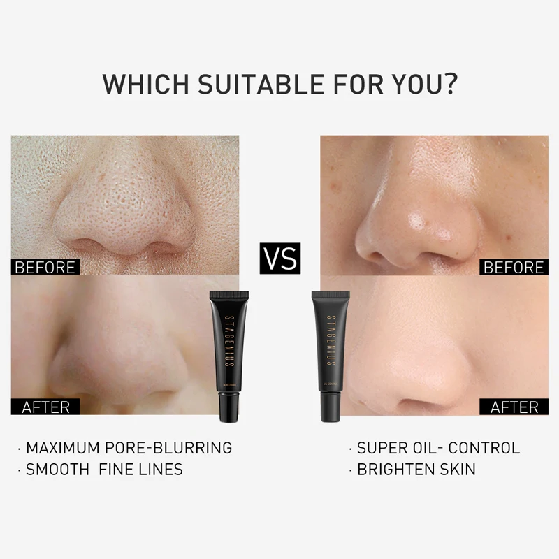 Private label pore soft focus matte moisturizing lotion texture refreshing  primer makeup