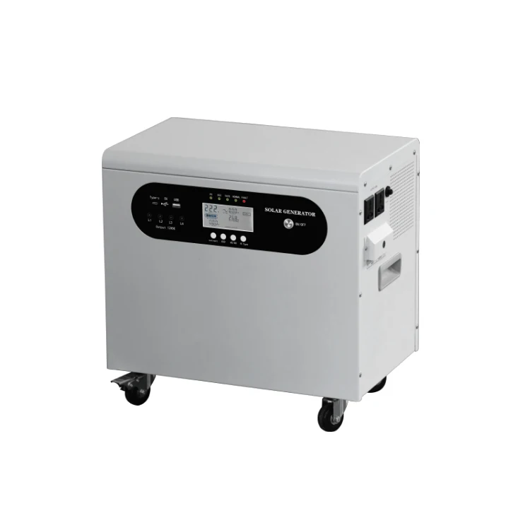 ESG Solar Energy Portable Power Station 1KW 3KW 5KW Solar Generator Lithium Battery Bank Power Home Camping Emergency Backup