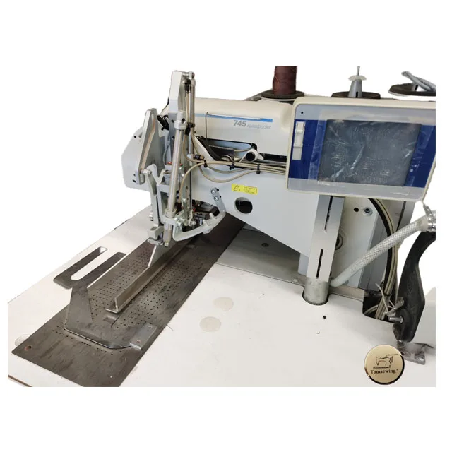 Used Durkopp 745 Automatic Pocket Welting Machine Second Hand Reconditioned By Tomsewing Sale in Italy Turkey